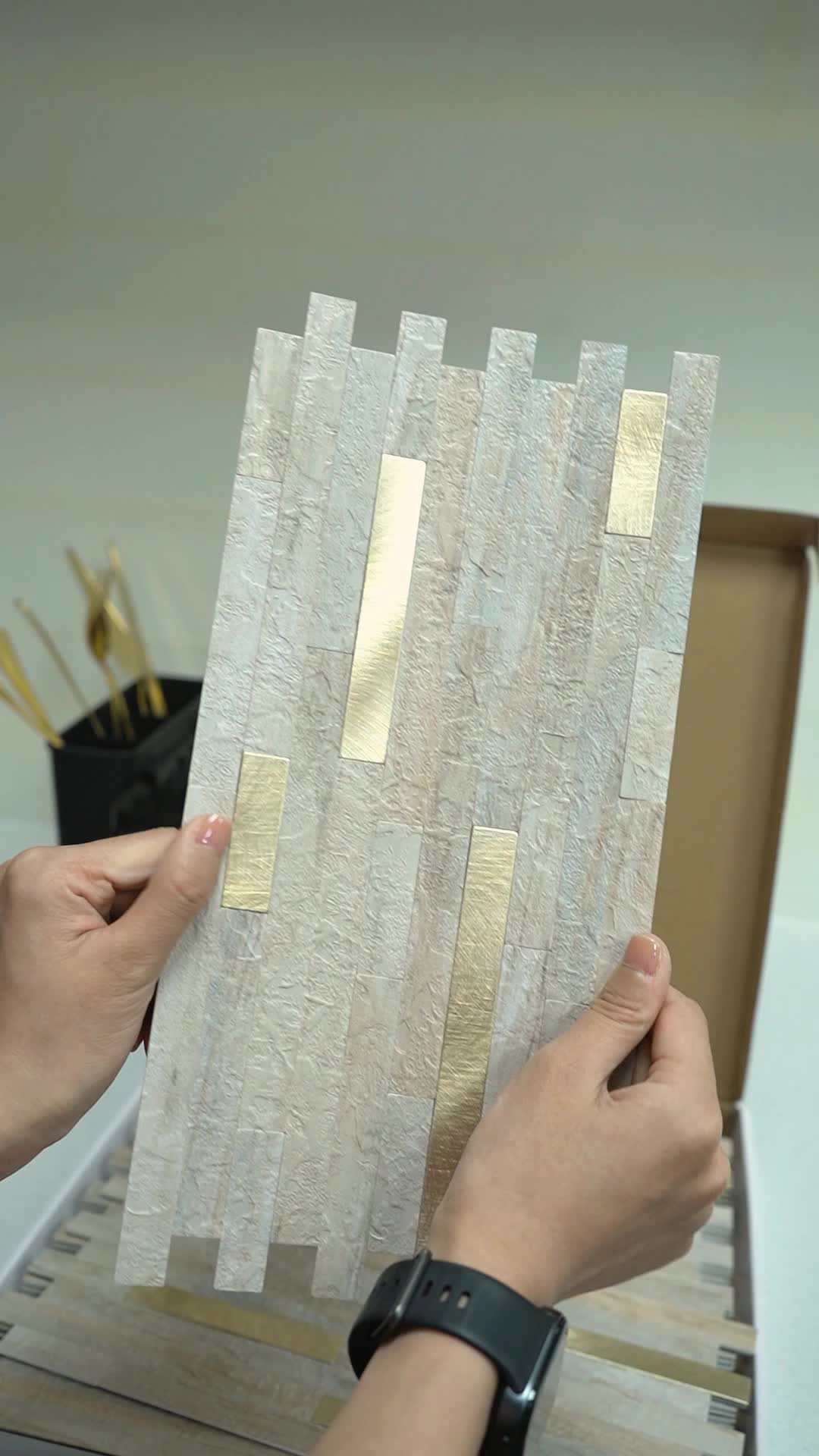 Volakas White Peel and Stick Backsplash Tiles 20 Sheets