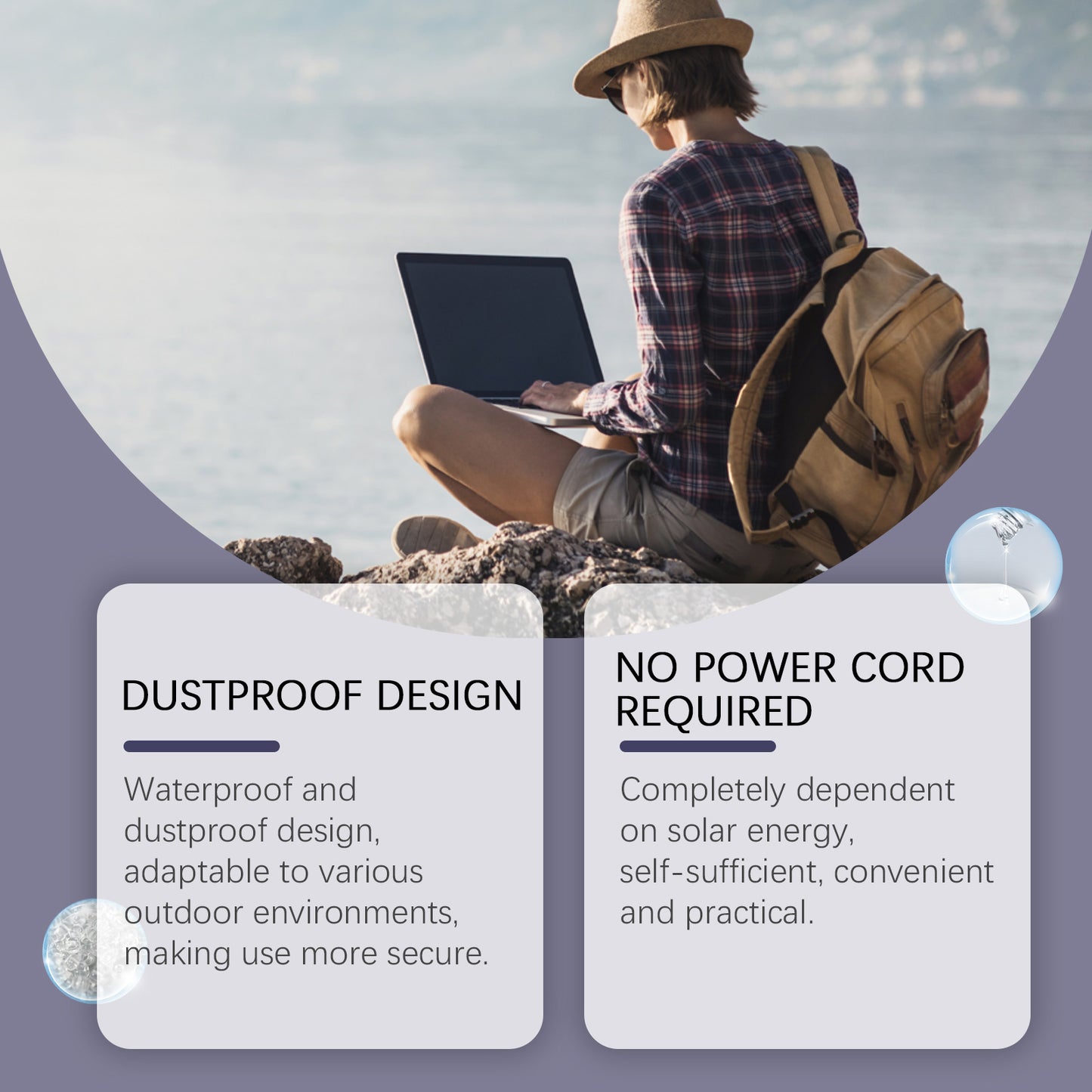 Portable Solar Boost Charging Panel | Outdoor Solar Charger