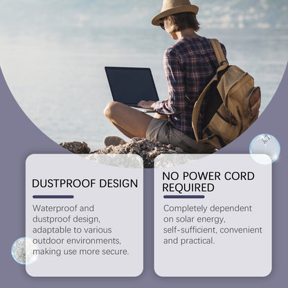 Portable Solar Boost Charging Panel | Outdoor Solar Charger