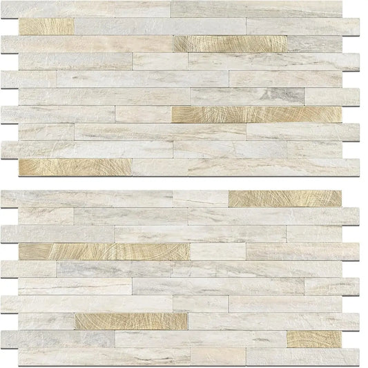 Volakas White Peel and Stick Backsplash Tiles 20 Sheets