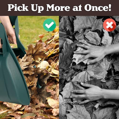 Nature Spring Leaf Scoops- Large Hand-Held Rakes