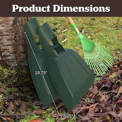 Nature Spring Leaf Scoops- Large Hand-Held Rakes