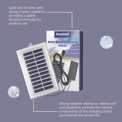 Portable Solar Boost Charging Panel | Outdoor Solar Charger