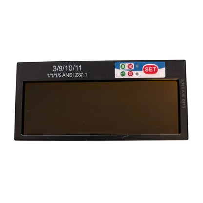 Rod Shield blue puddle gold front automatic welding lens