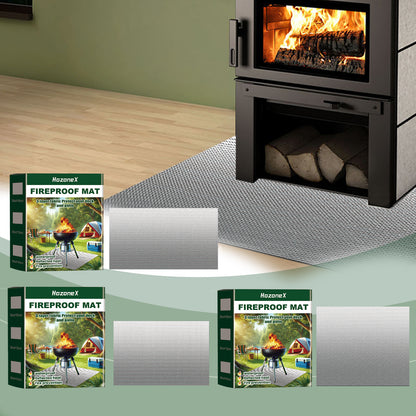 Waterproof Oil‑Proof Fire Pad for Deck, Grass, Indoor Fireplace