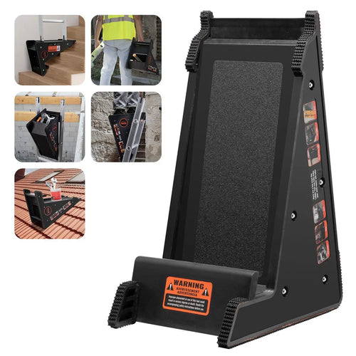 Heavy Duty Ladder Leveler, 380 lbs Load, Anti-Slip Feet for Uneven Ground