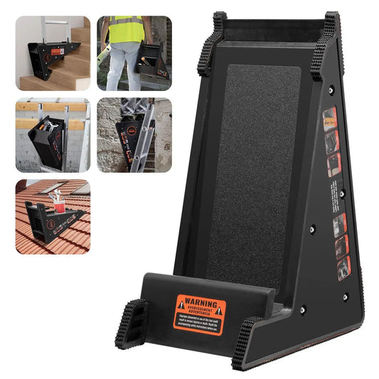Heavy Duty Ladder Leveler, 380 lbs Load, Anti-Slip Feet for Uneven Ground