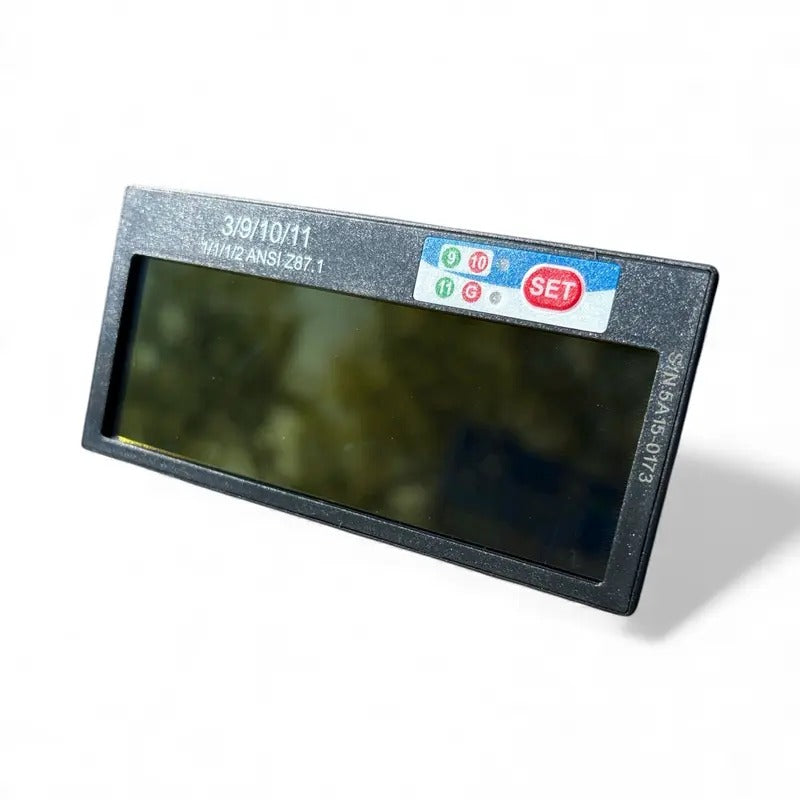 Rod Shield blue puddle gold front automatic welding lens