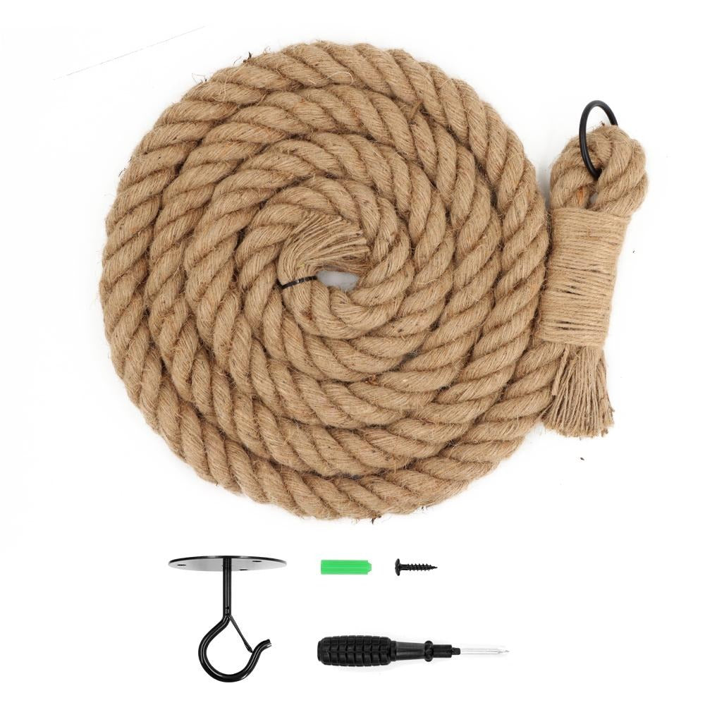 Wall-Mounted 4-6ft Sisal Cat Climbing Rope, Space Saving Wall Cat Scratching Post